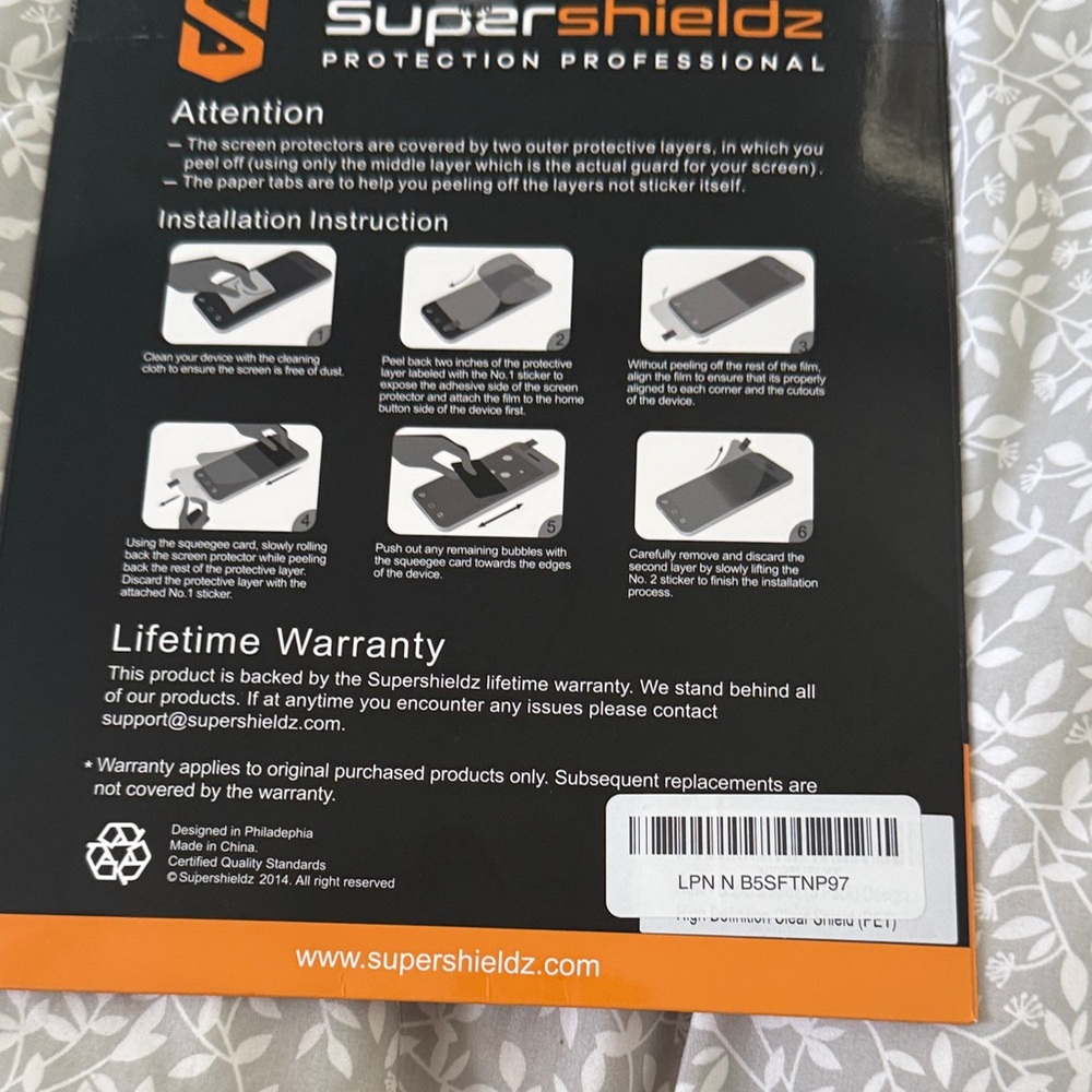 Supershieldz Screen Protector - Picture 3 of 3
